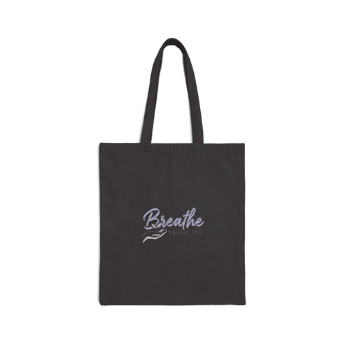 Breathe tote, canvas bag | positive micro-optimism, calming affirmation