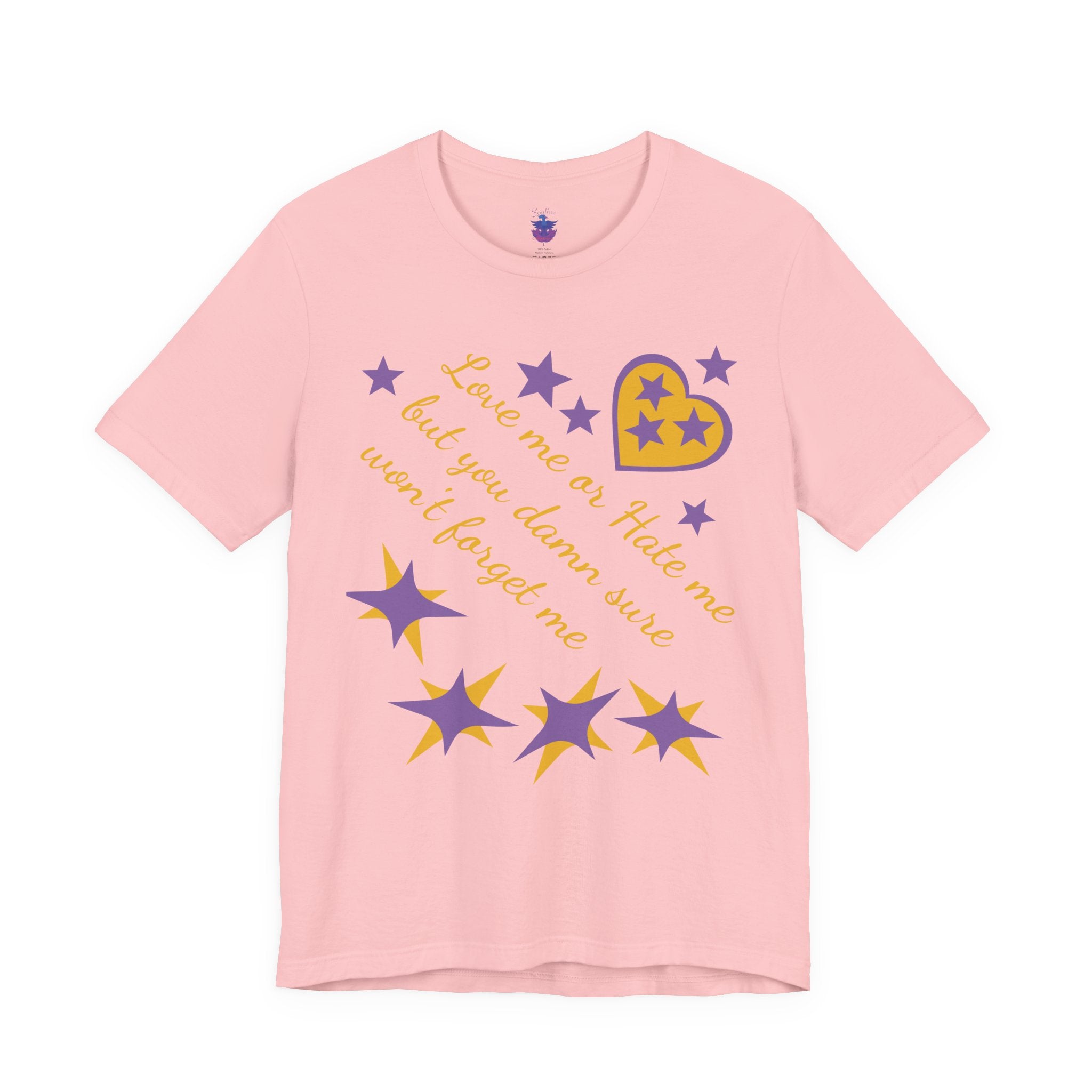 Love me. Hate me. 2 sided Decorated