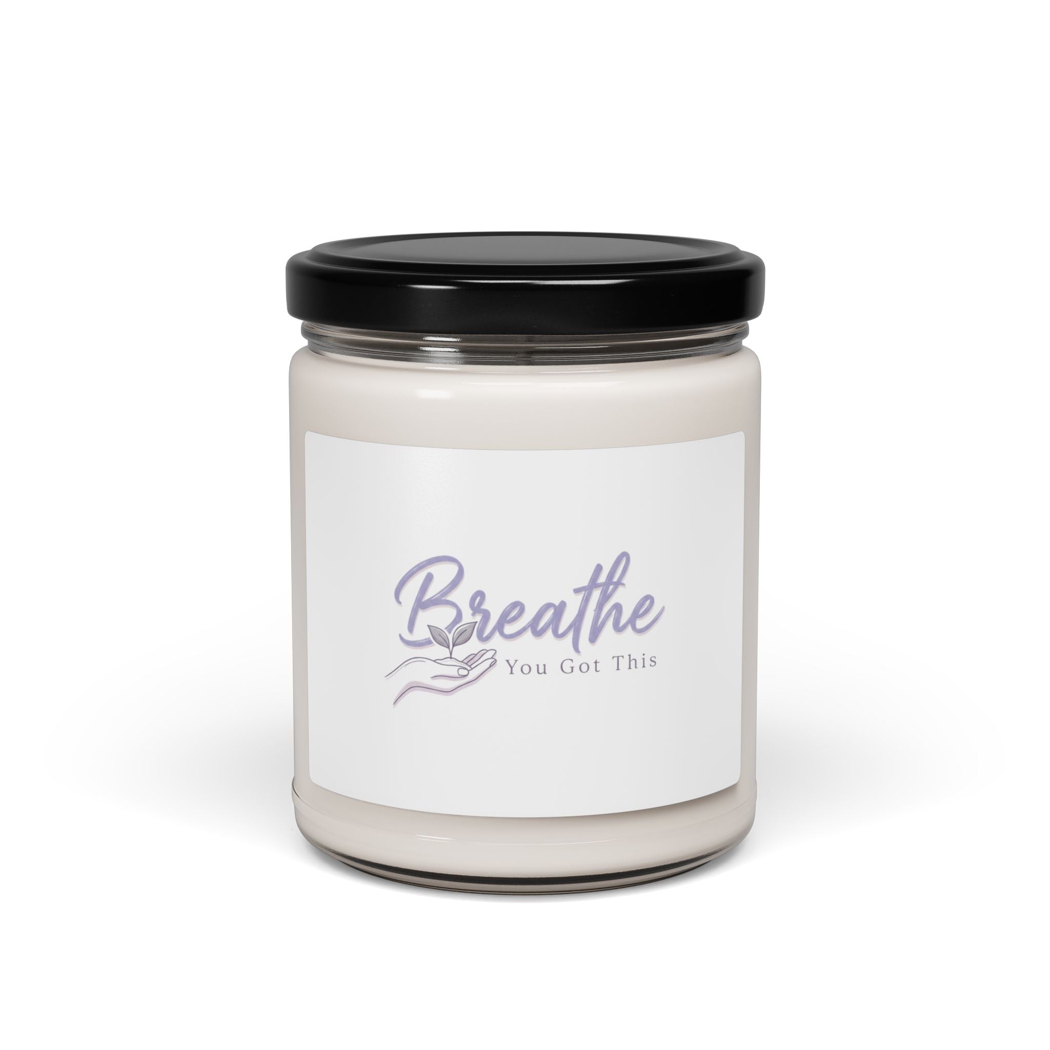 Breathe You Got This Candle, Soy Jar Candle | Positive Micro-Optimism, Lavender Sage Aesthetic