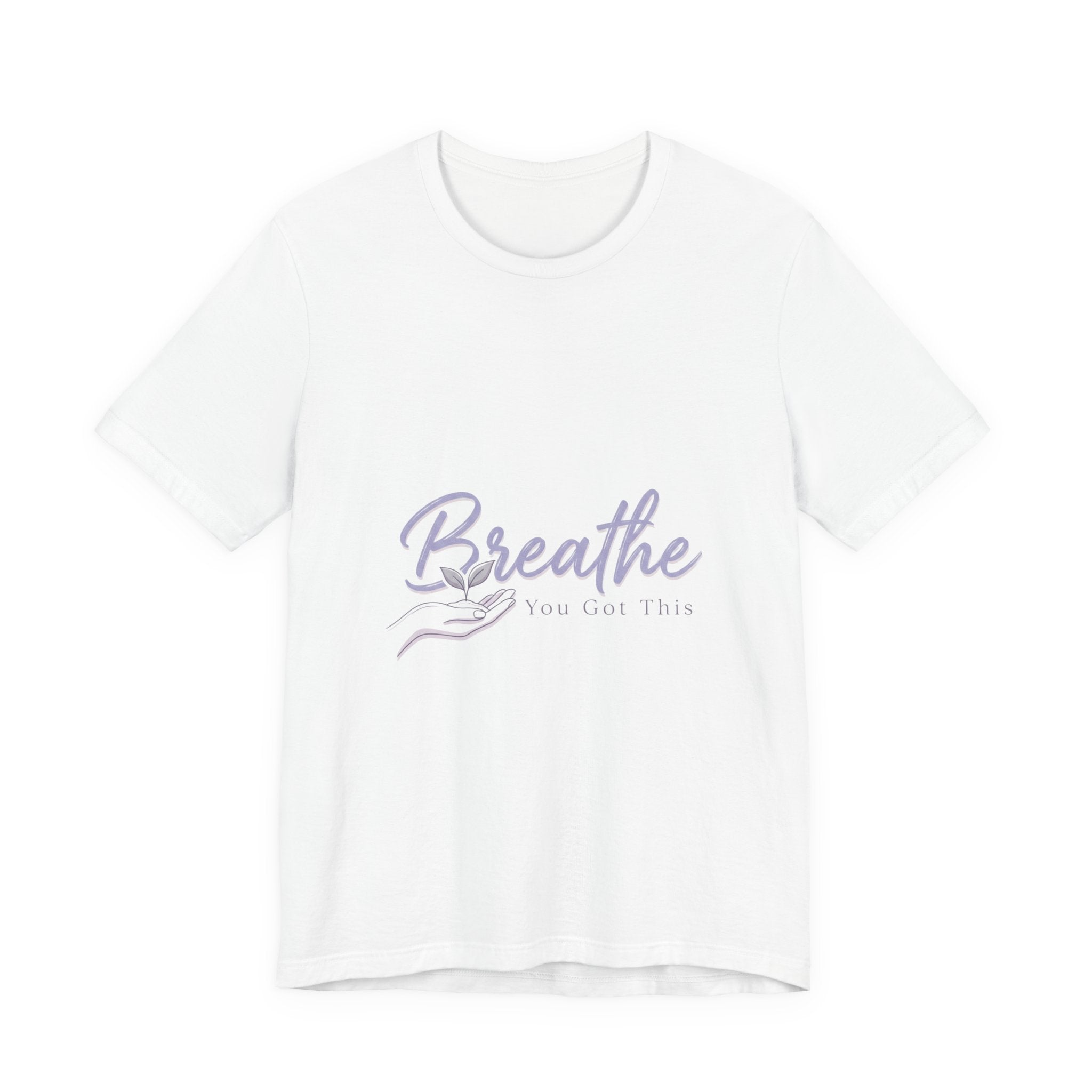 Breathe tiny affirmation tee | Encouraging shirt, mental health positivity