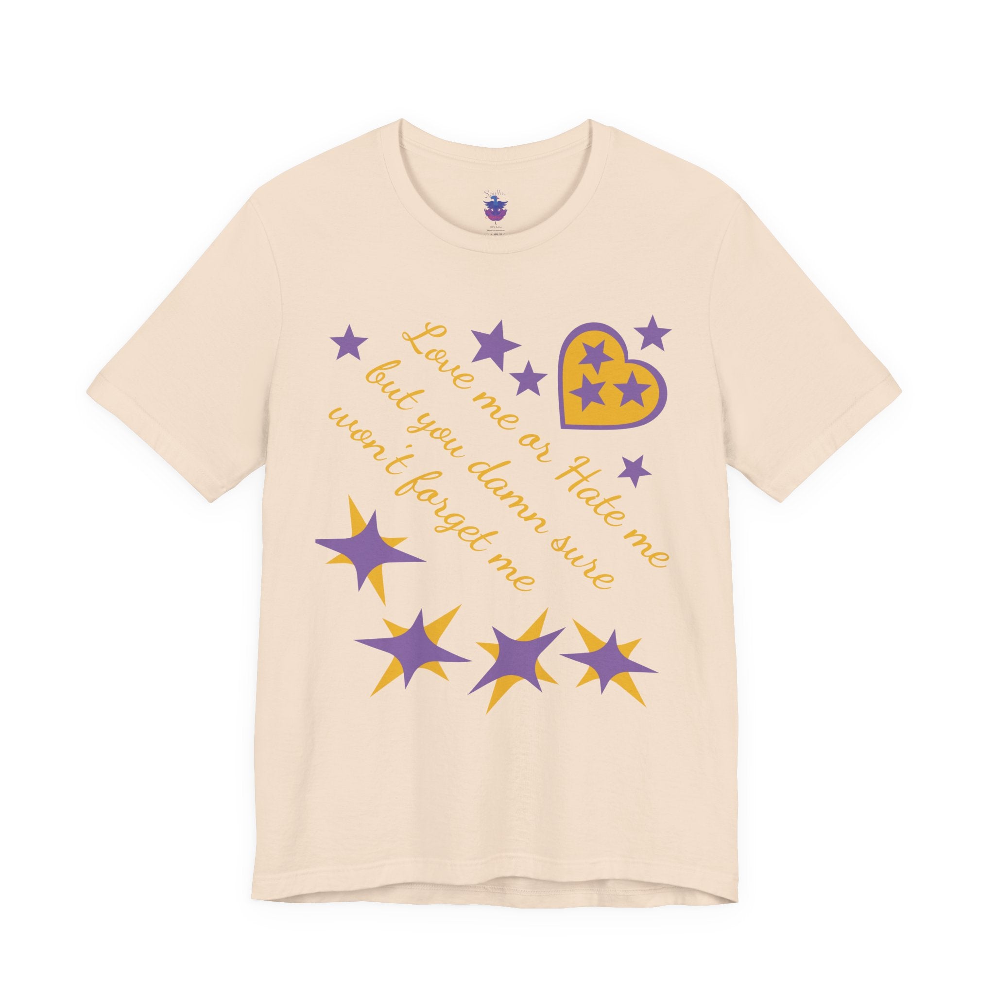 Love me. Hate me. 2 sided Decorated